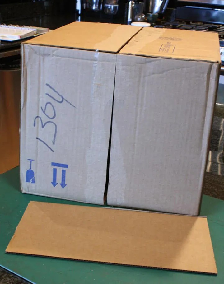 DIY Cardboard Box Toy House Little Red Window