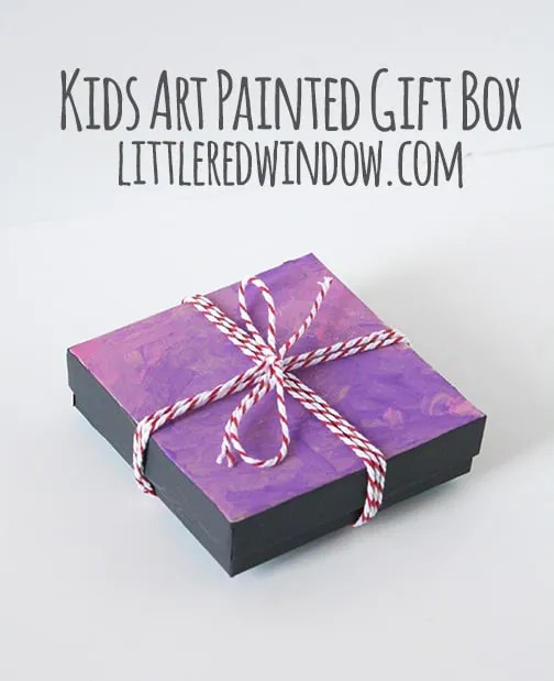 Kids Art Gift Box Little Red Window