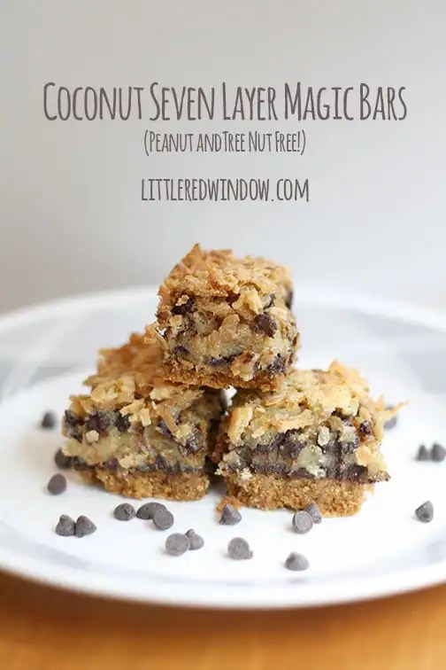 7 Layer Magic Bars without Nuts Recipe Little Red Window