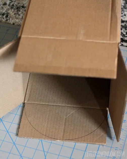 DIY Cardboard Play Mailbox Little Red Window