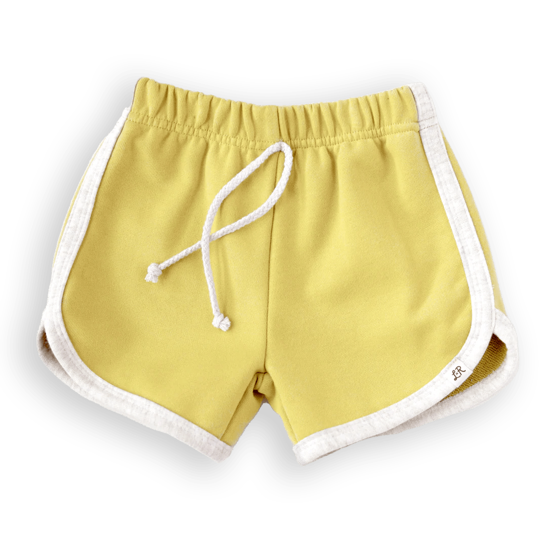 Lemon Midi Shorts Little Road Co.