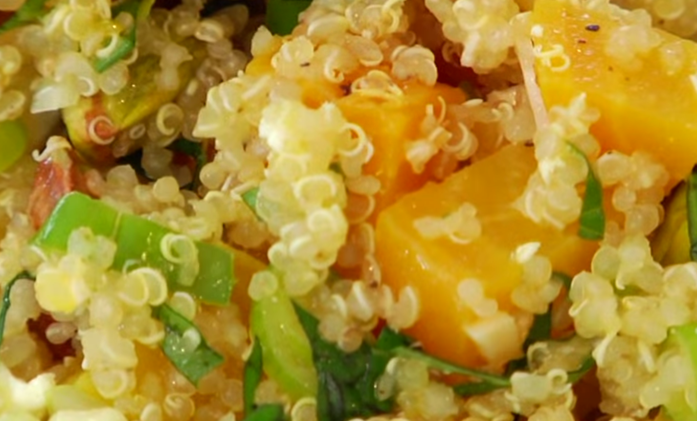 Video recipe Golden beet and quinoa salad with feta LITTLEROCK
