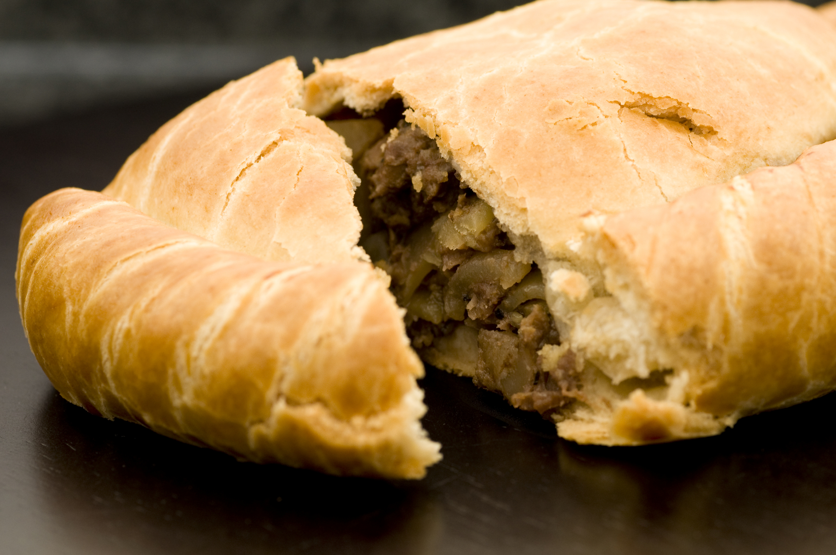 Traditional English recipe Cornish pasties LITTLEROCK
