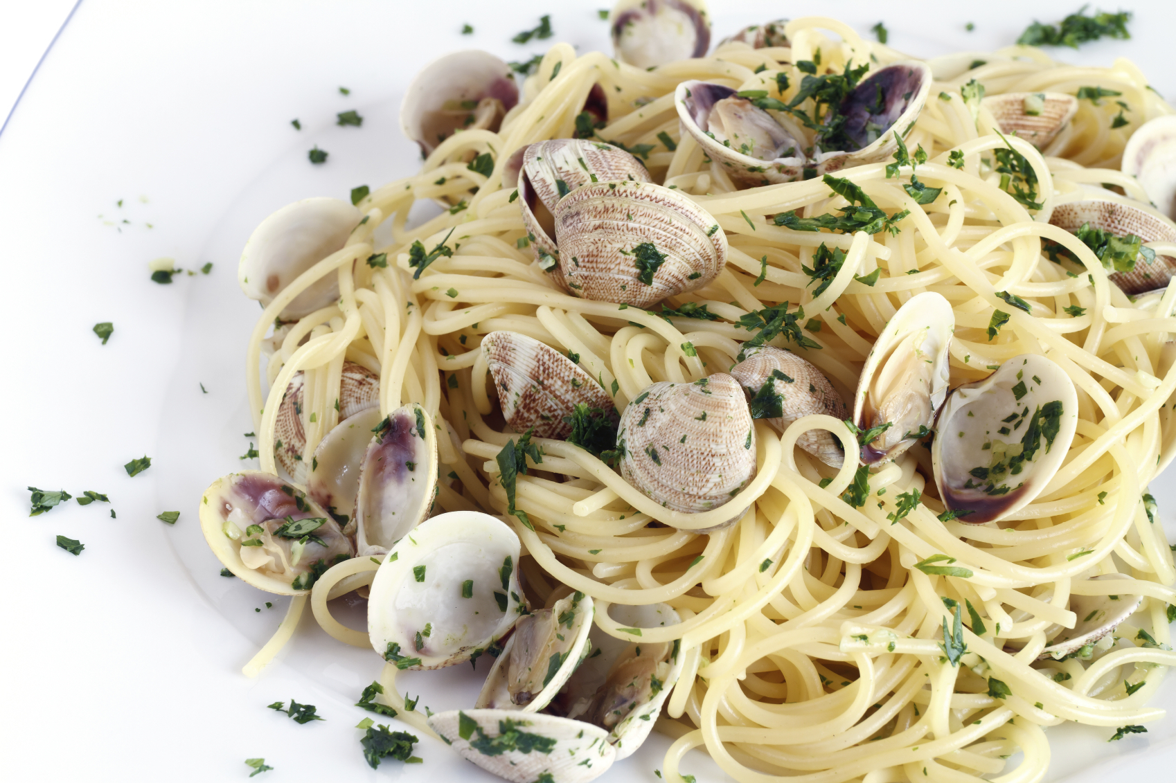 Riċetta Spagetti bilgandoffli (clams) LITTLEROCK