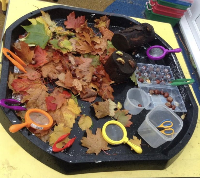 Autumn play ideas Little Scallywags Day Nursery