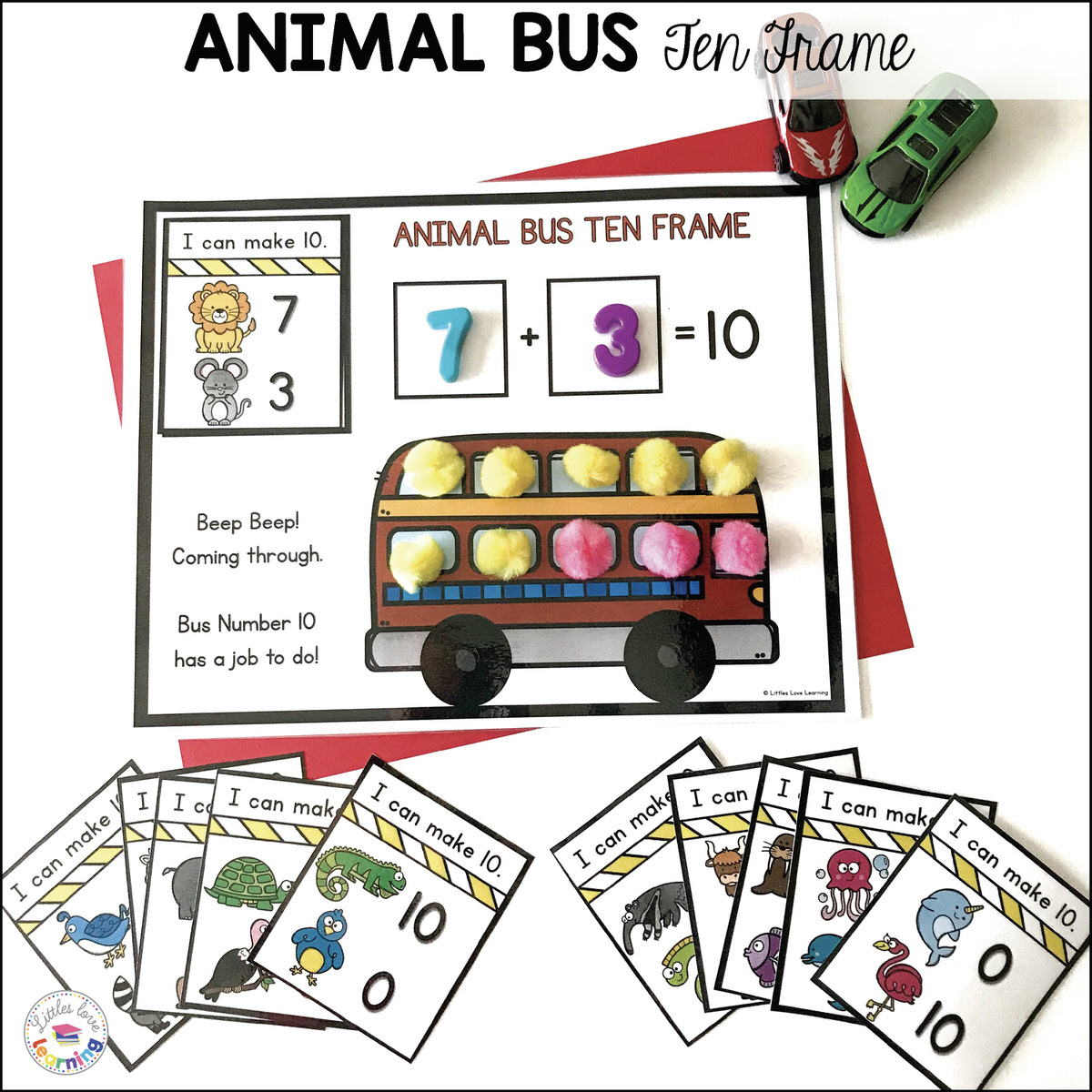 Zoom Zoom! Transportation Activity Pack (Math & Literacy Printables)