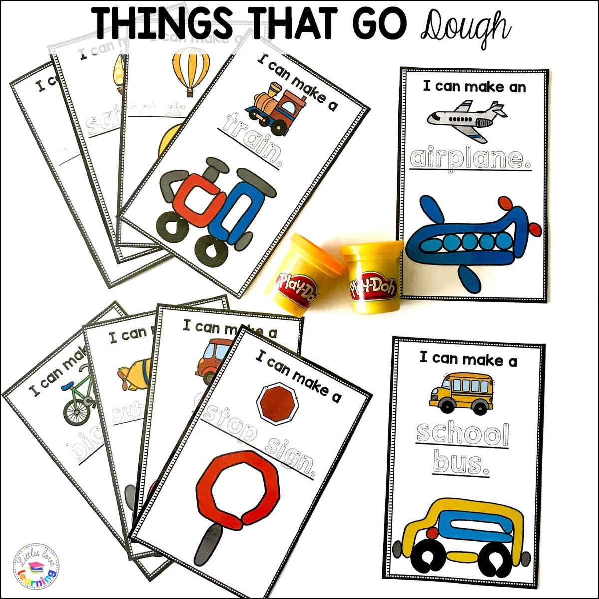 Zoom Zoom! Transportation Activity Pack (Math & Literacy Printables)