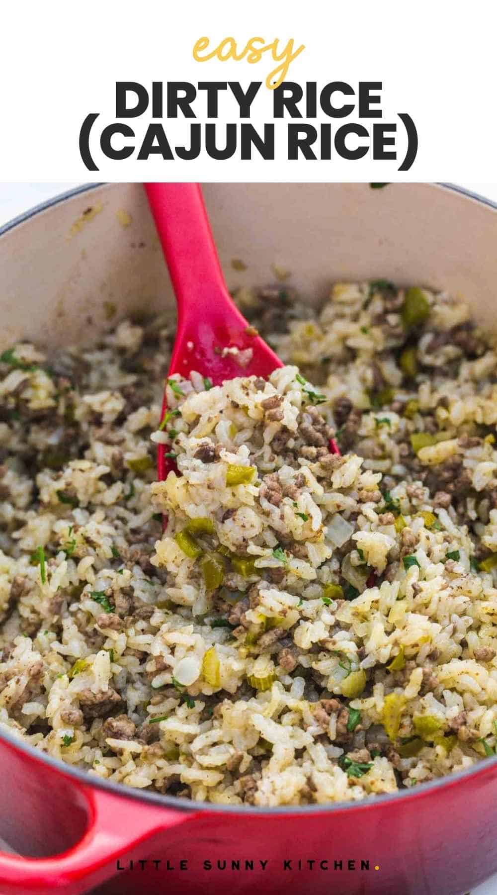 Easy Dirty Rice (Cajun Rice) Little Sunny Kitchen