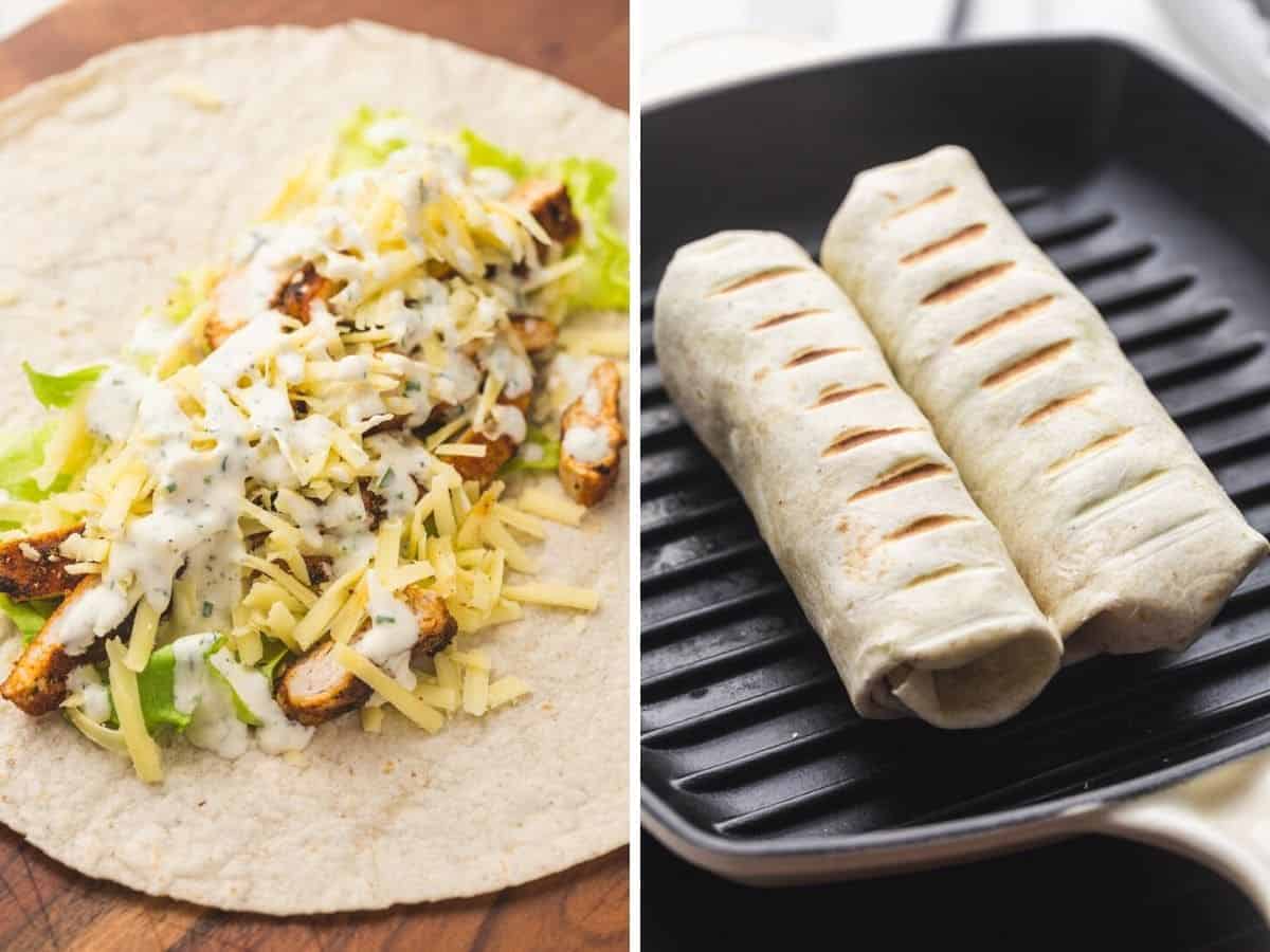 Grilled Chicken Wraps be settled