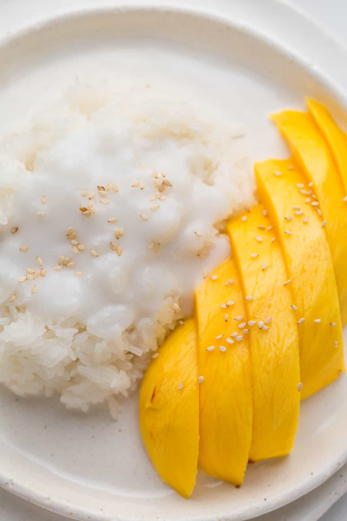 Thai Mango Sticky Rice Khaoniao Mamuang Recipe