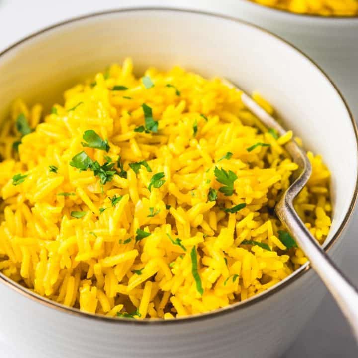 Easy Turmeric Rice Recipe Little Sunny Kitchen