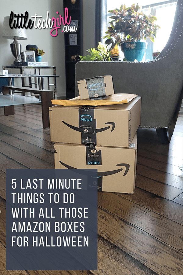 5 Last Minute Things to Do With All Those Amazon Boxes for Halloween