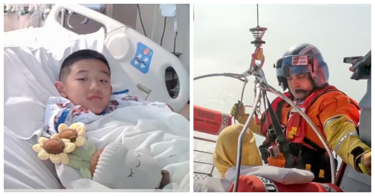 8YearOld Boy Airlifted From Cruise Ship By Coast Guard, Caught On Camera