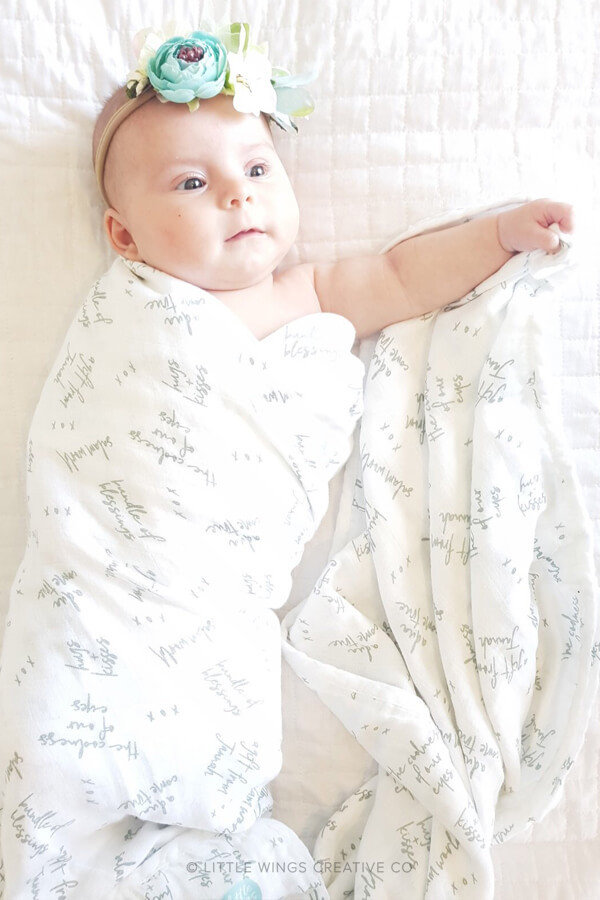 Bundle of Blessings Deluxe Muslim Baby BlanketLittle Wings Creative Co