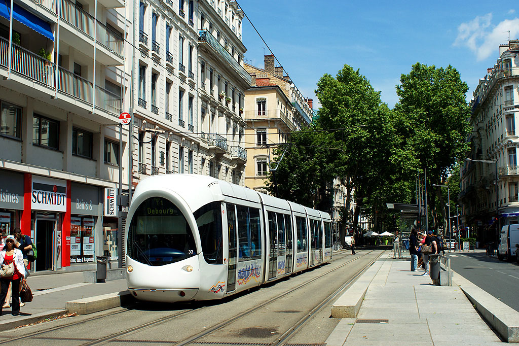 TCL tram 33 Cours de la Liberté Lyon (F) 5 giugno 2014