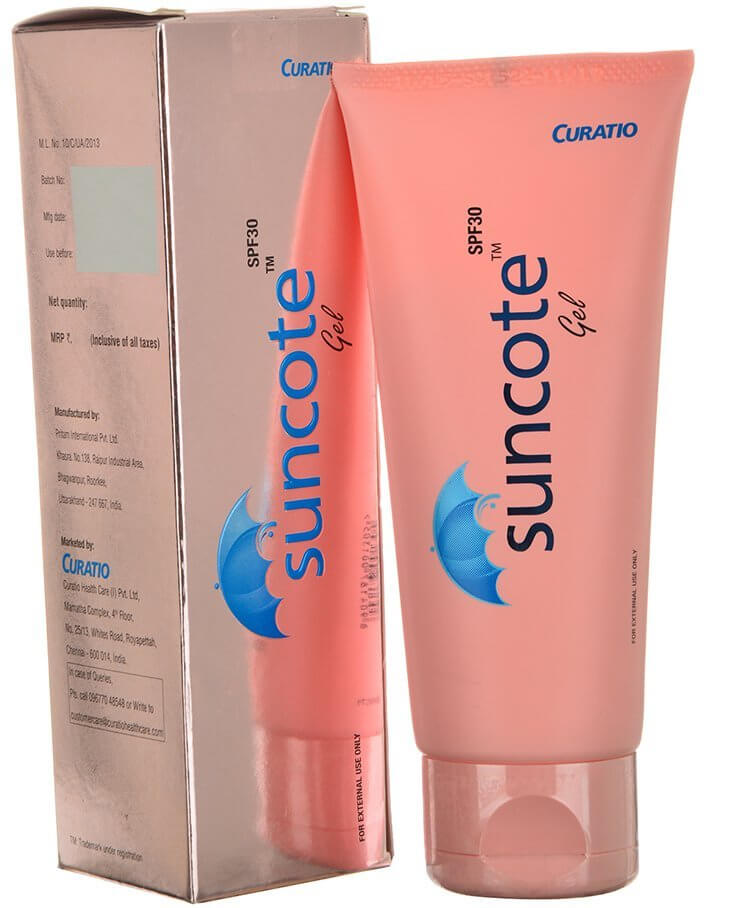 Suncote Sunscreen Gel SPF 30 Uses, Benefits & Side Effects