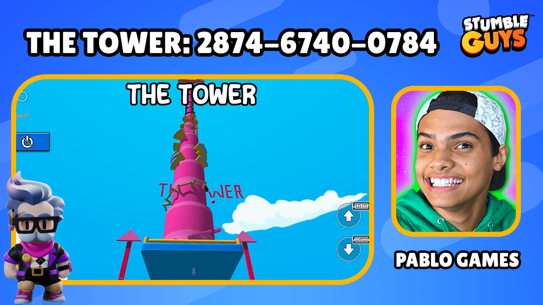 Stumble Guys Discover Pablo Games’s level The Tower!