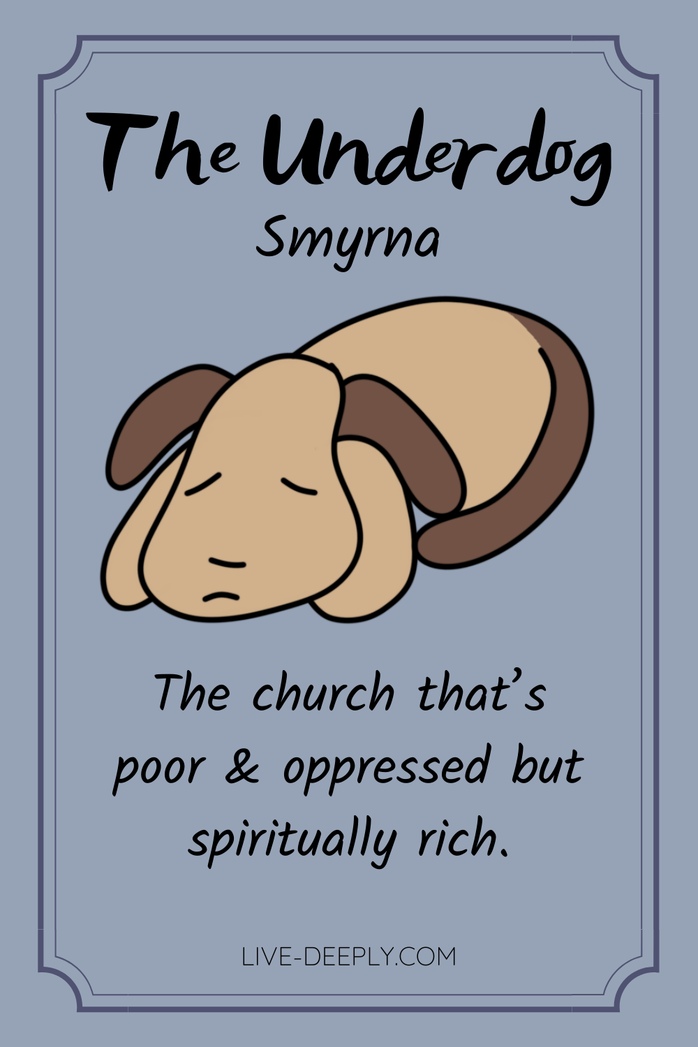 The church that's poor and oppressed but spiritually rich.