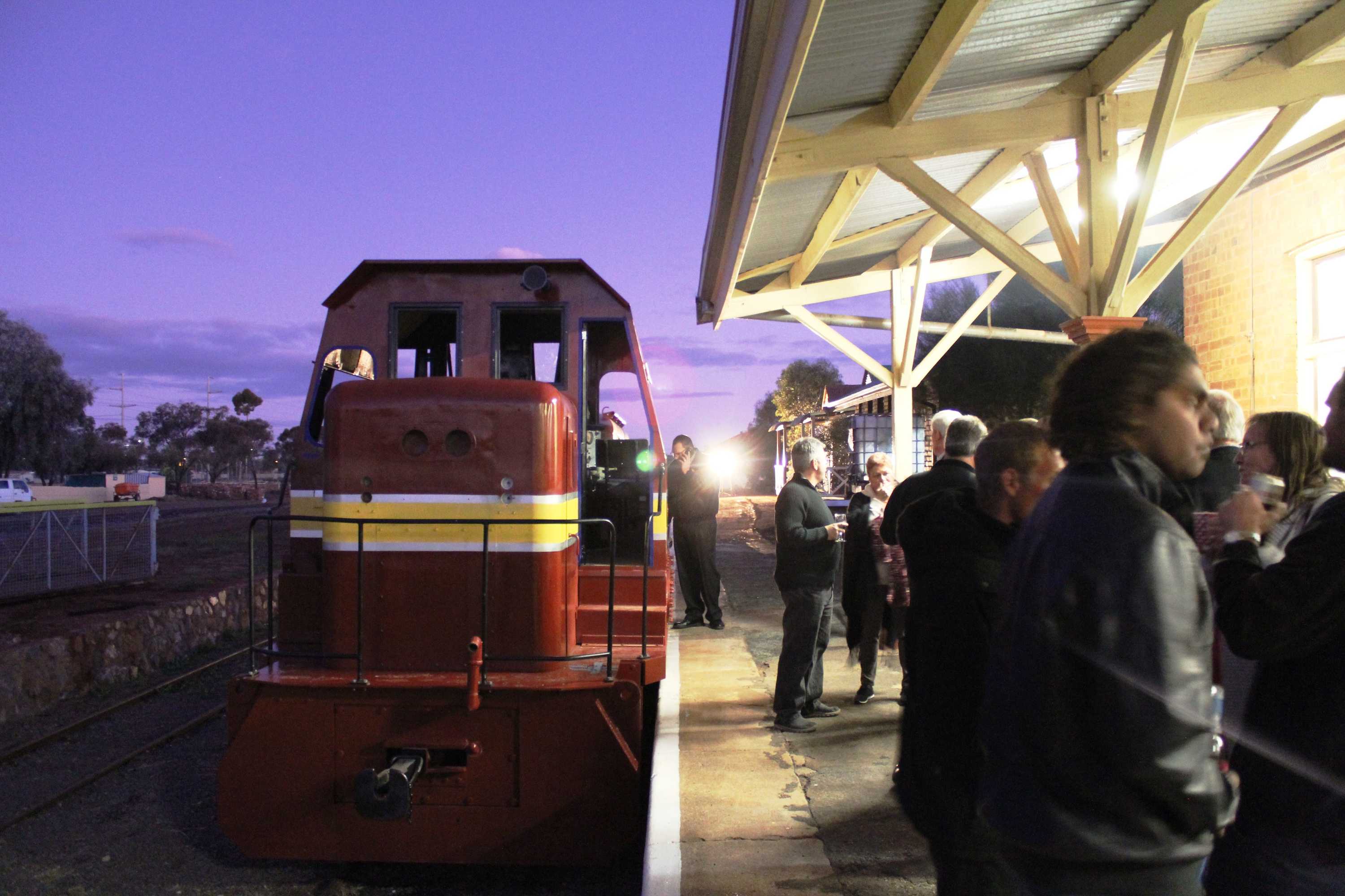 Historic Golden Mile Loopline Railway from Kalgoorlie to Boulder in WA