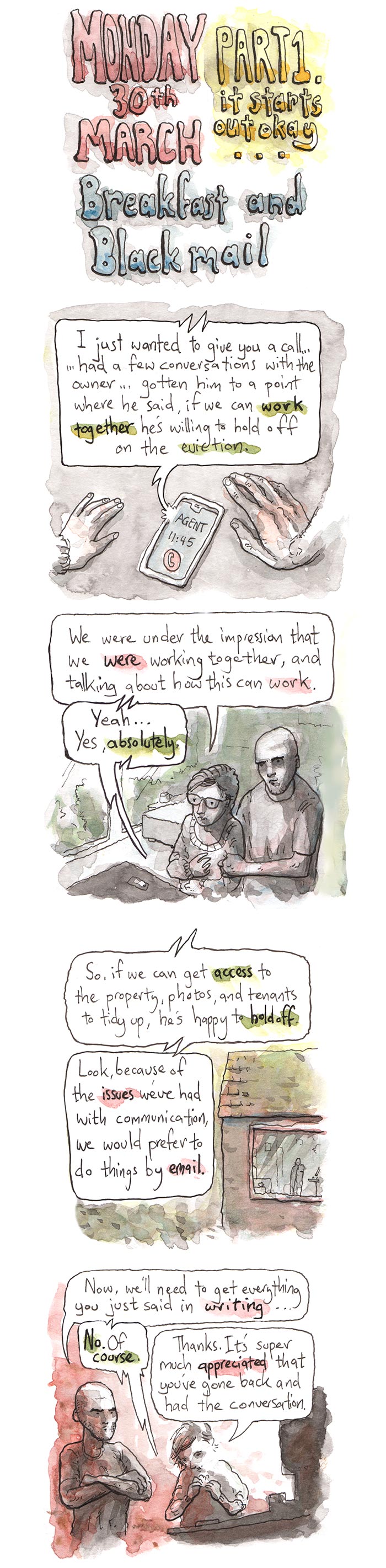 Kicked out during coronavirus — a comic about finding a new home in a