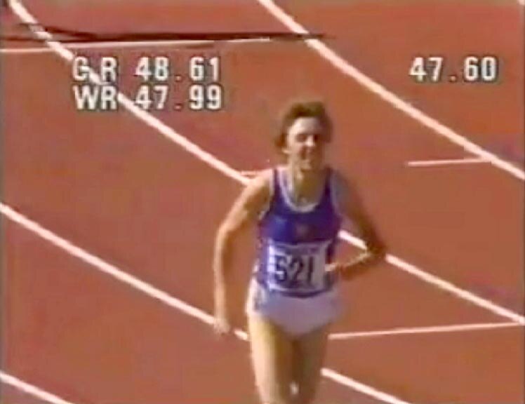 Watch Marita Kochs World Record 400m Run Abc News