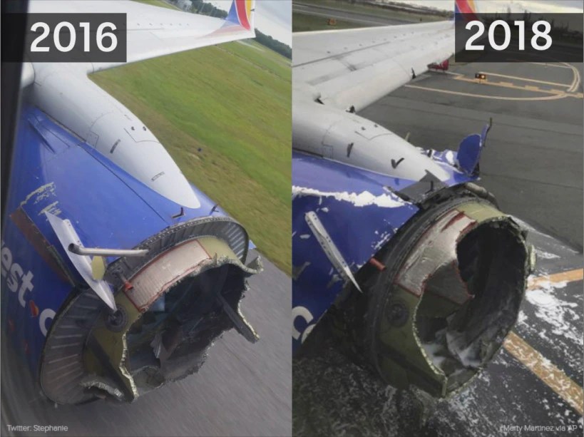 Southwest Airlines fatal engine failure linked to 2016 explosion caused