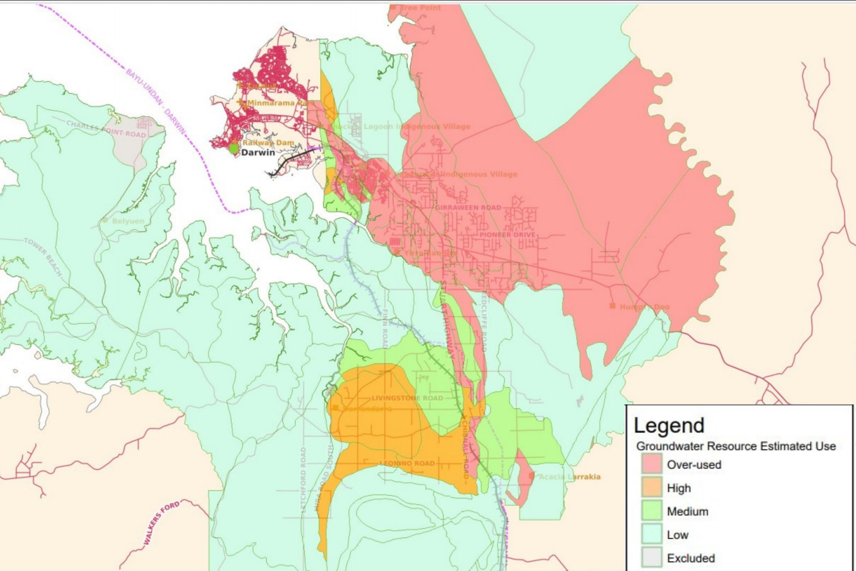 Darwin rural aquifers vastly overallocated with water licences