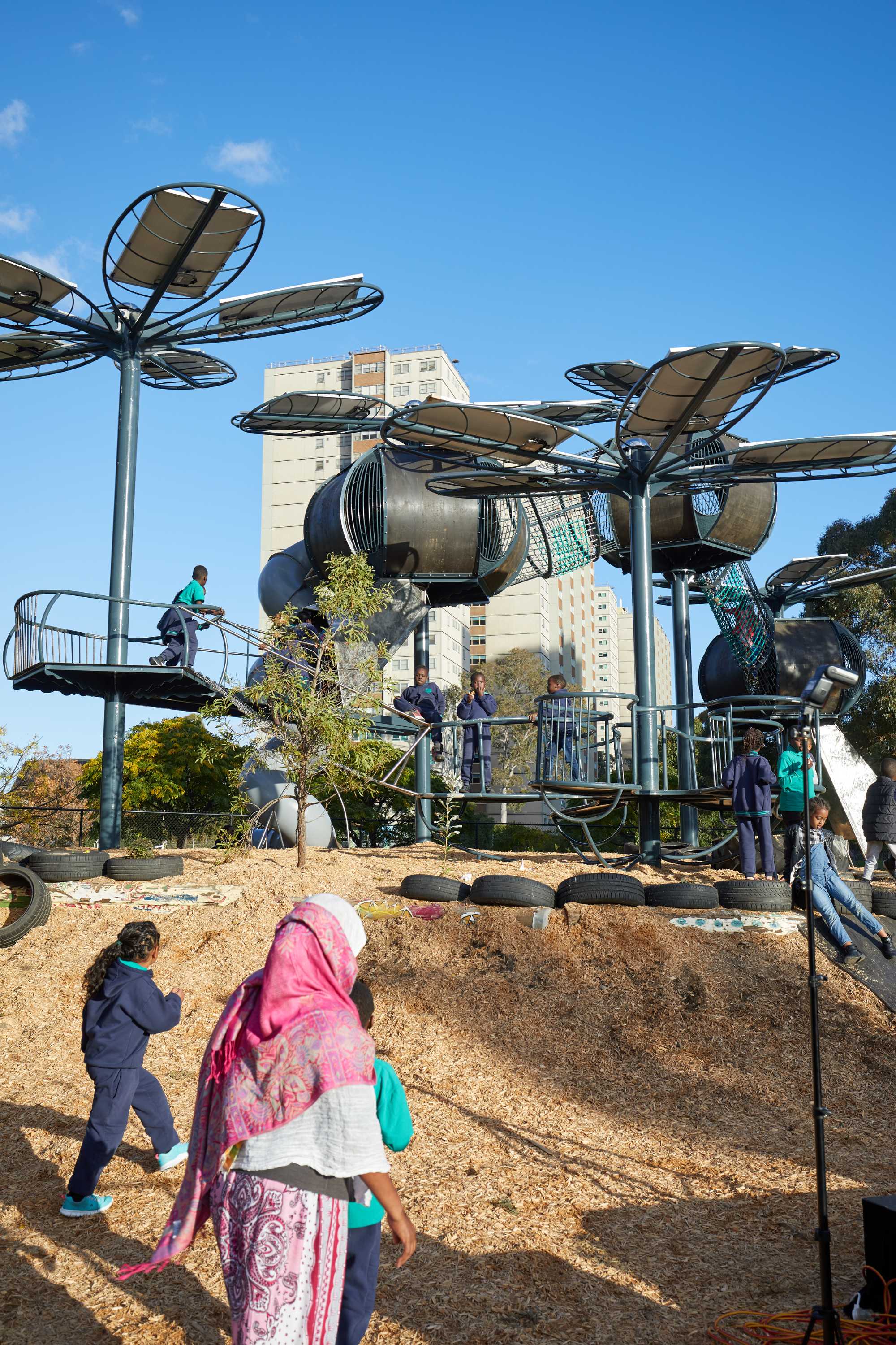 'Dystopian treasure island' playground created for Fitzroy public