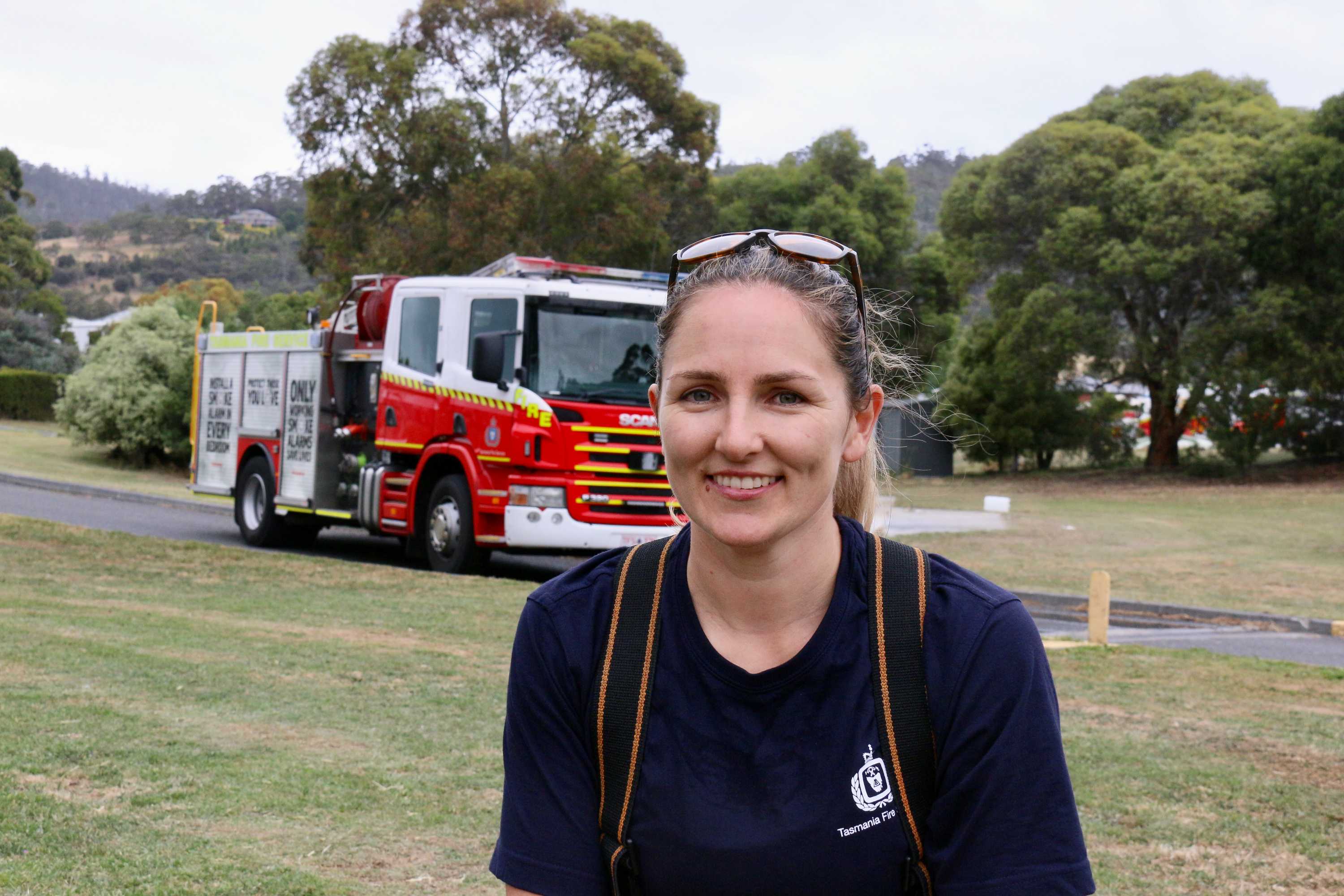 Just 15 of Tasmania's 300 career firefighters are women — the service
