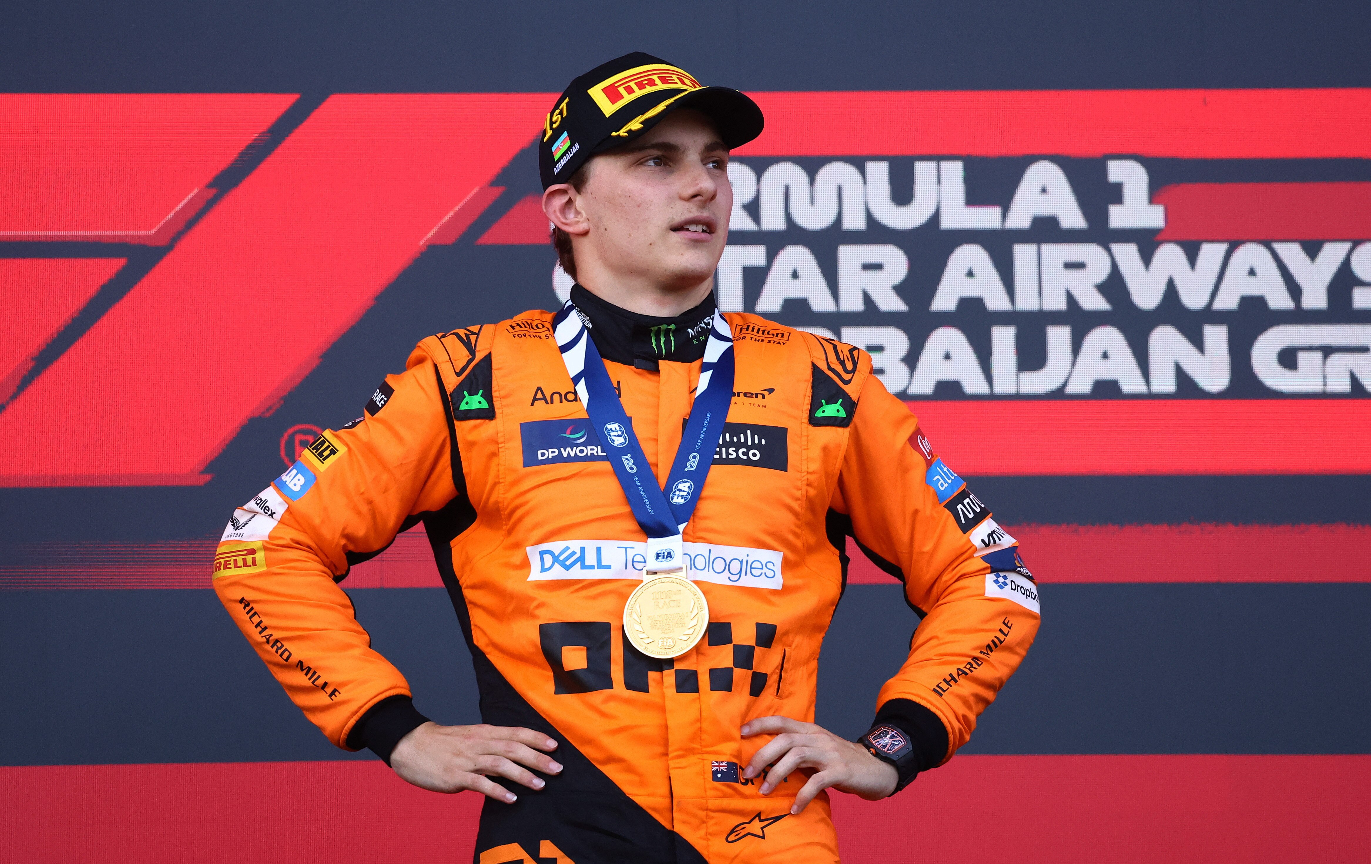 Oscar Piastri wins F1 Azerbaijan Grand Prix, Lando Norris fights back to narrow gap to Max Verstappen