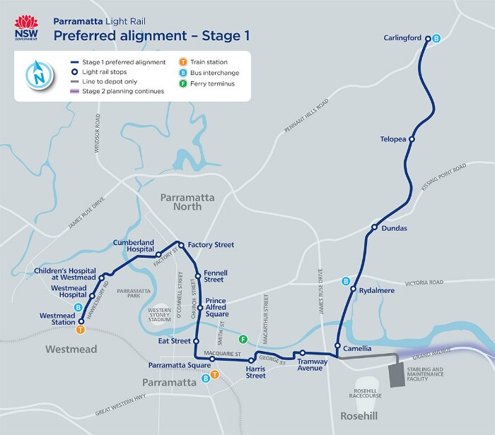 Parramatta light rail on its way, stage one construction to begin in