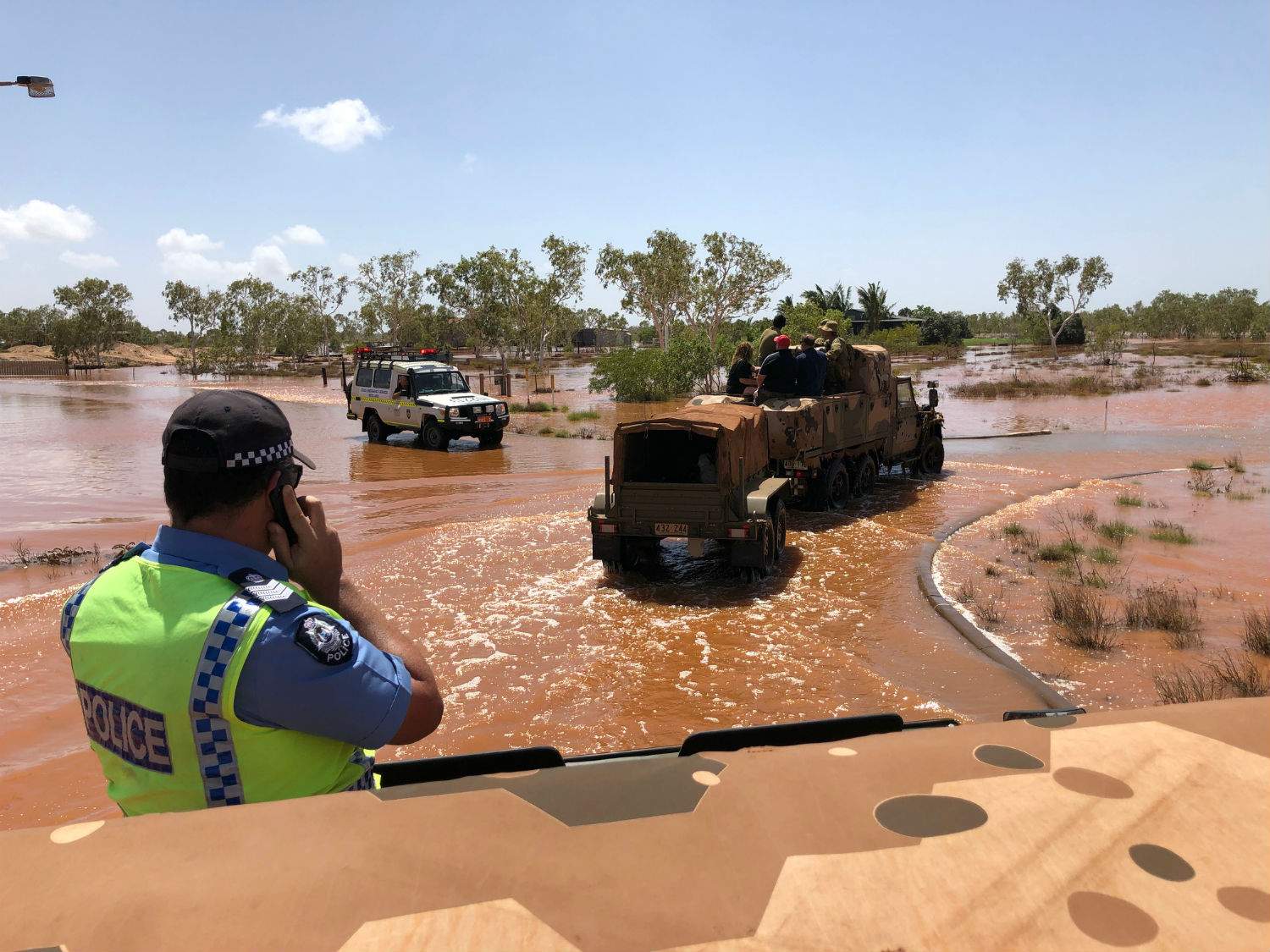 Cyclone Veronica downgraded, homes evacuated as floodwaters rise near