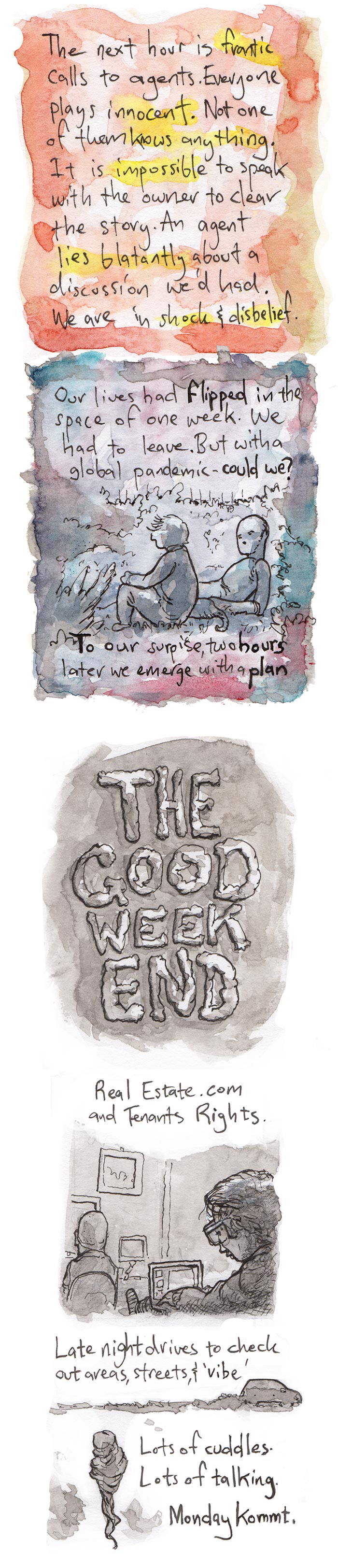 Kicked out during coronavirus — a comic about finding a new home in a