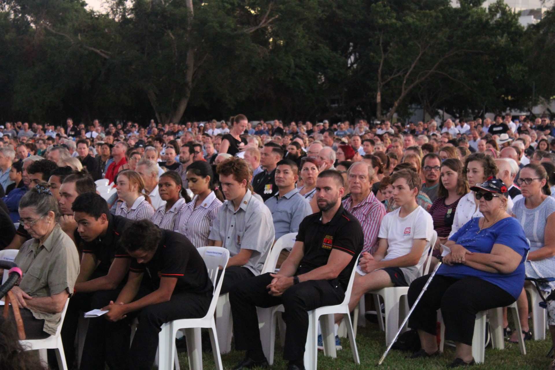 Anzac Day 2018 From the Red Centre to the Top End, Territory crowds