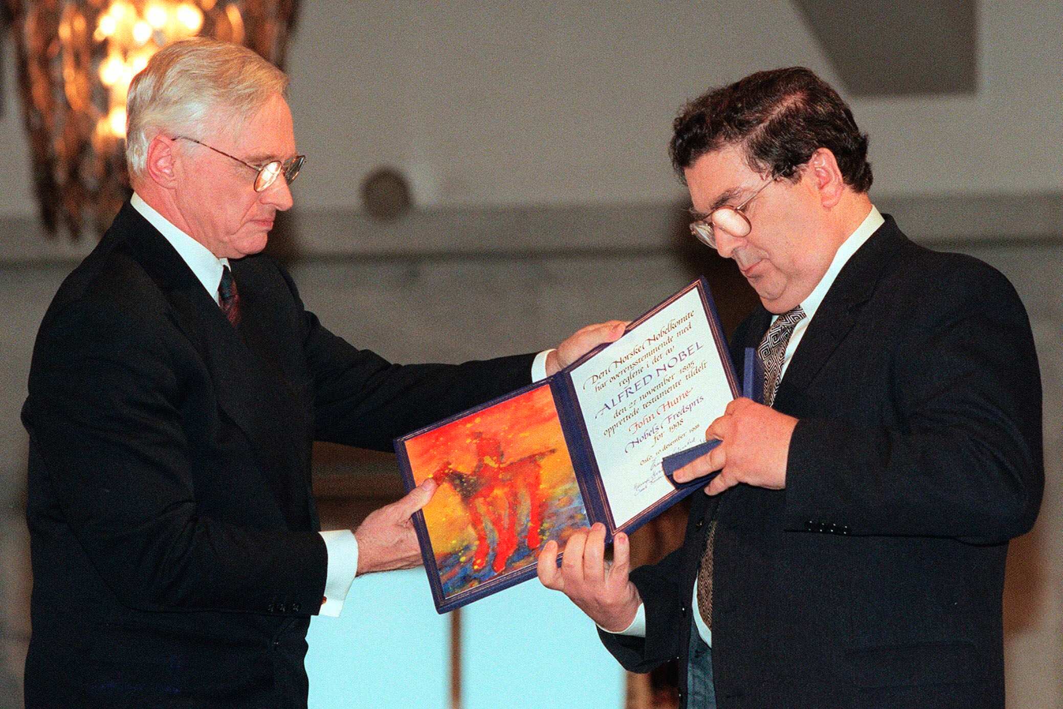Northern Irish Nobel Peace Prize winner John Hume, architect of Good