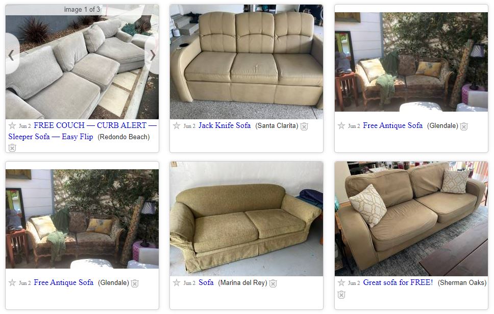 Craigslist Free Sofa Chicago Baci Living Room