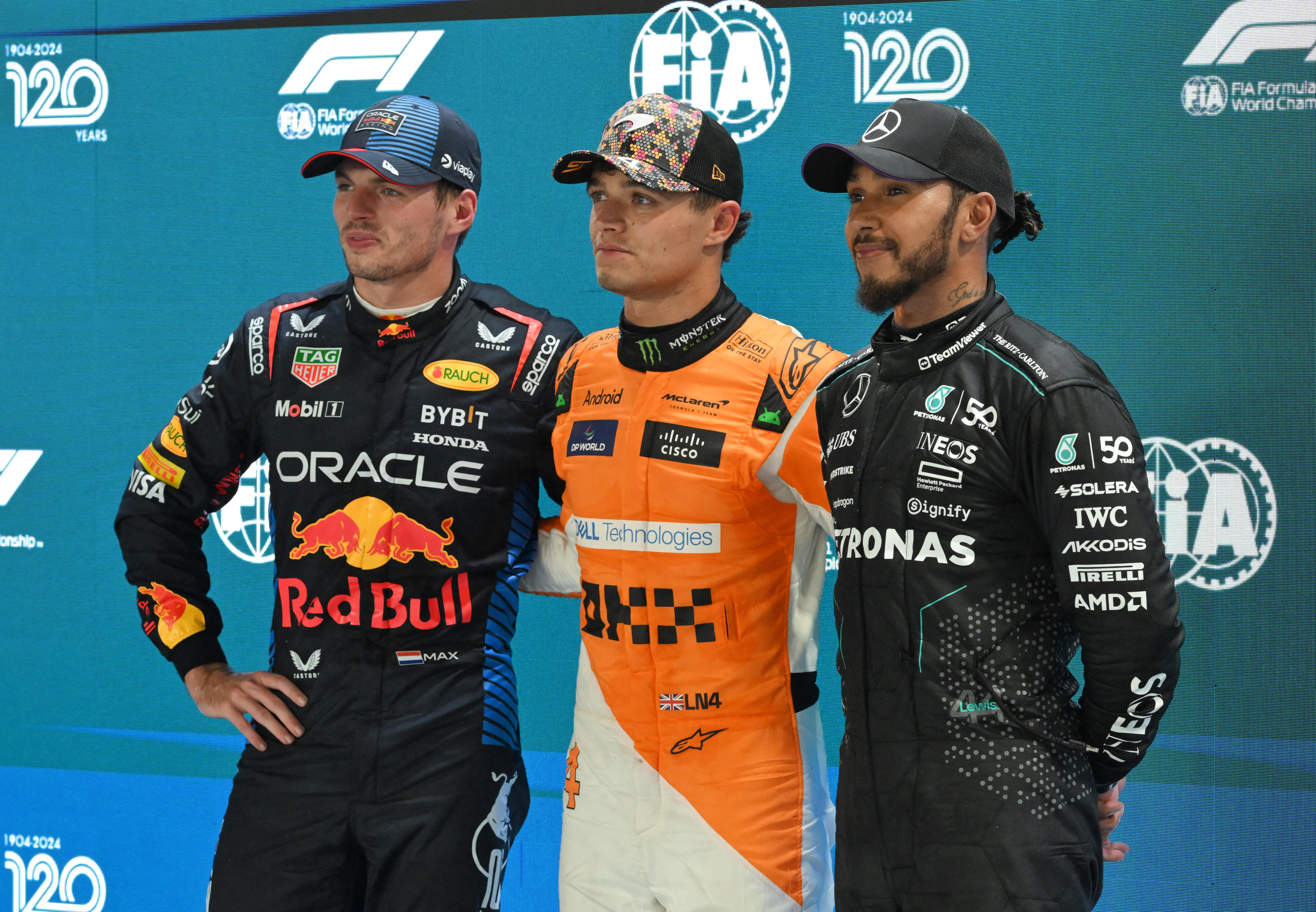 F1 Singapore Grand Prix: Lando Norris and Max Verstappen start on the front row, Oscar Piastri fifth fastest