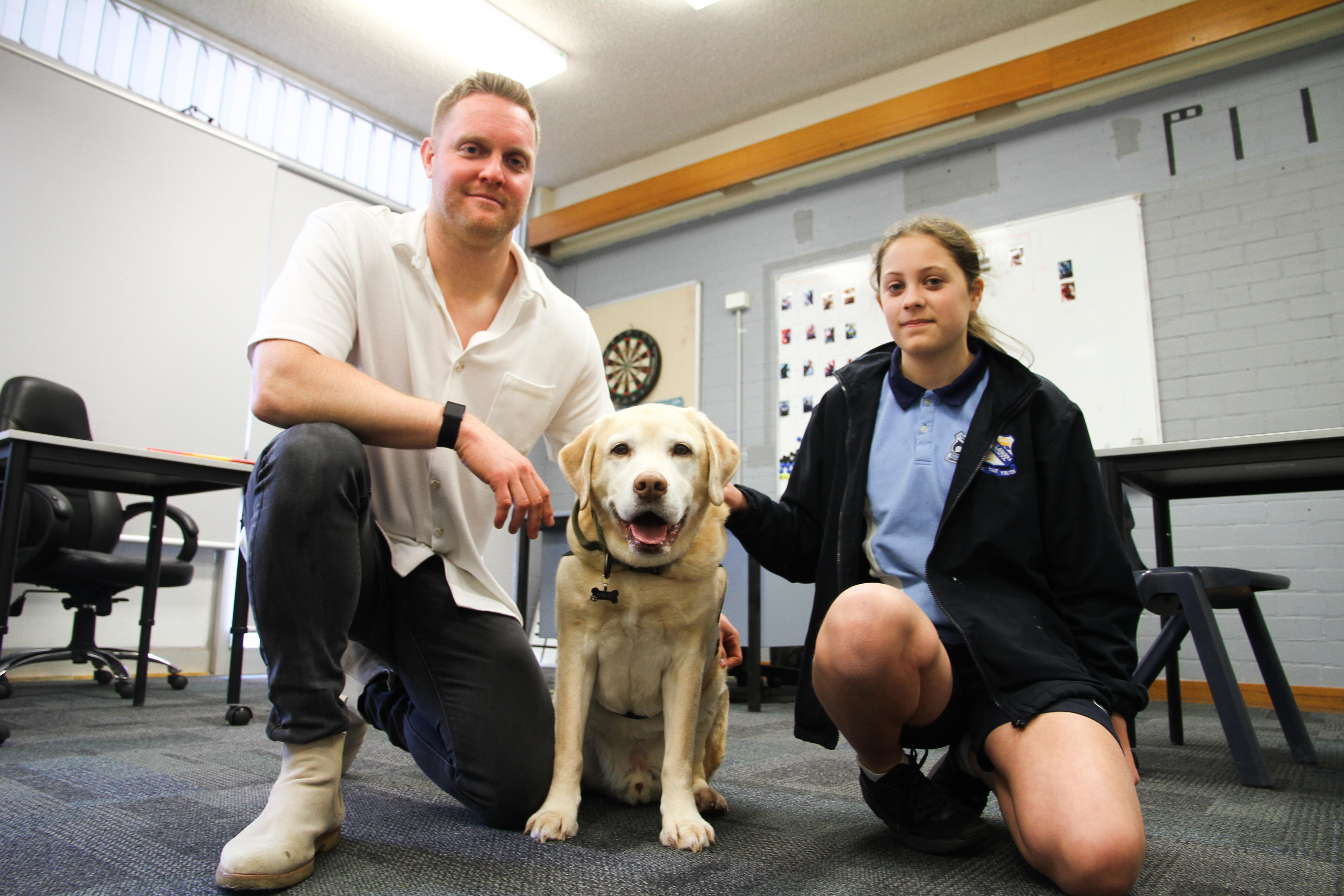 Benson, Assistance Dogs Australia's first graduate, retires after a