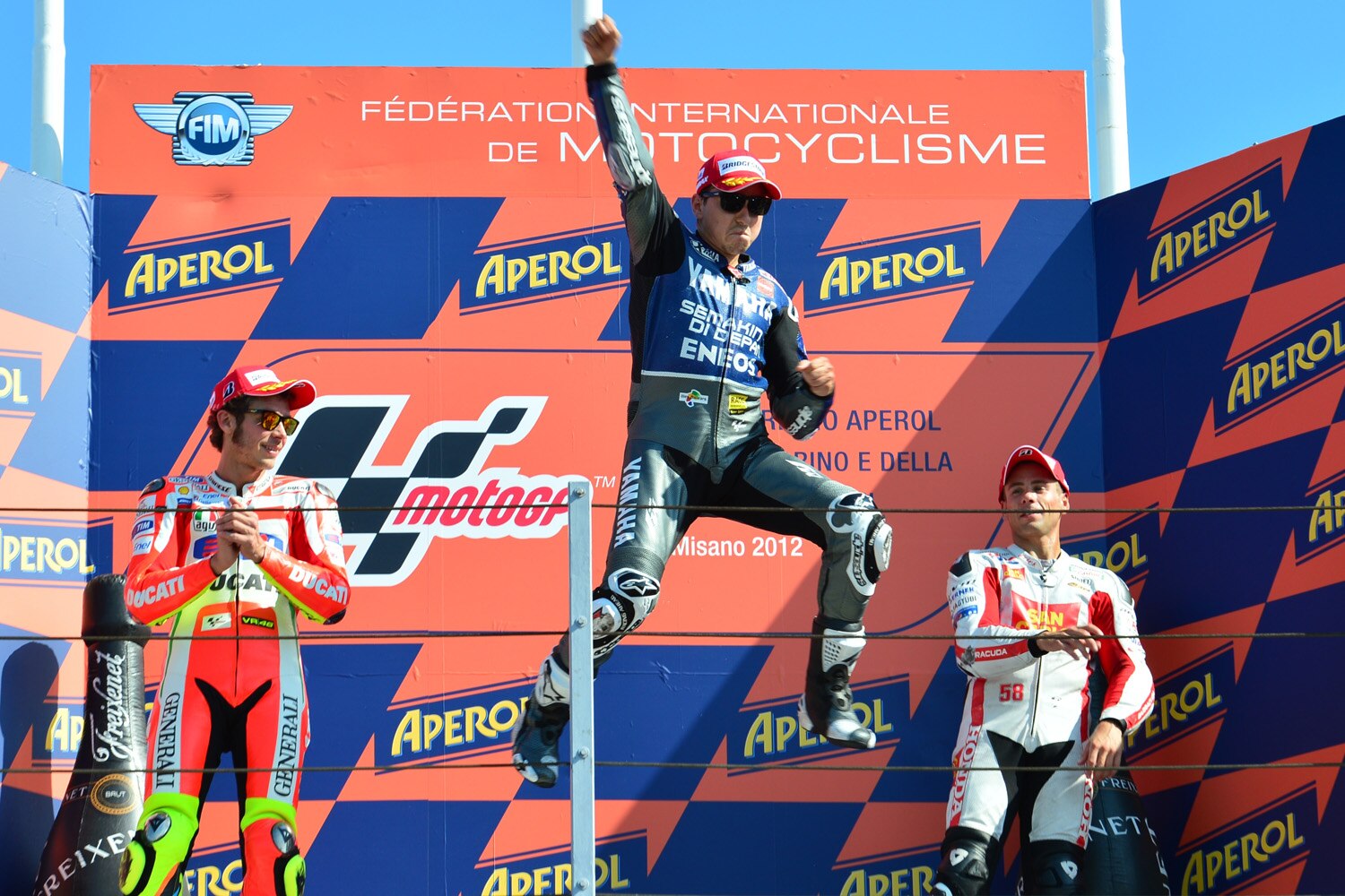 Lorenzo wins, Pedrosa crashes in San Marino ABC News