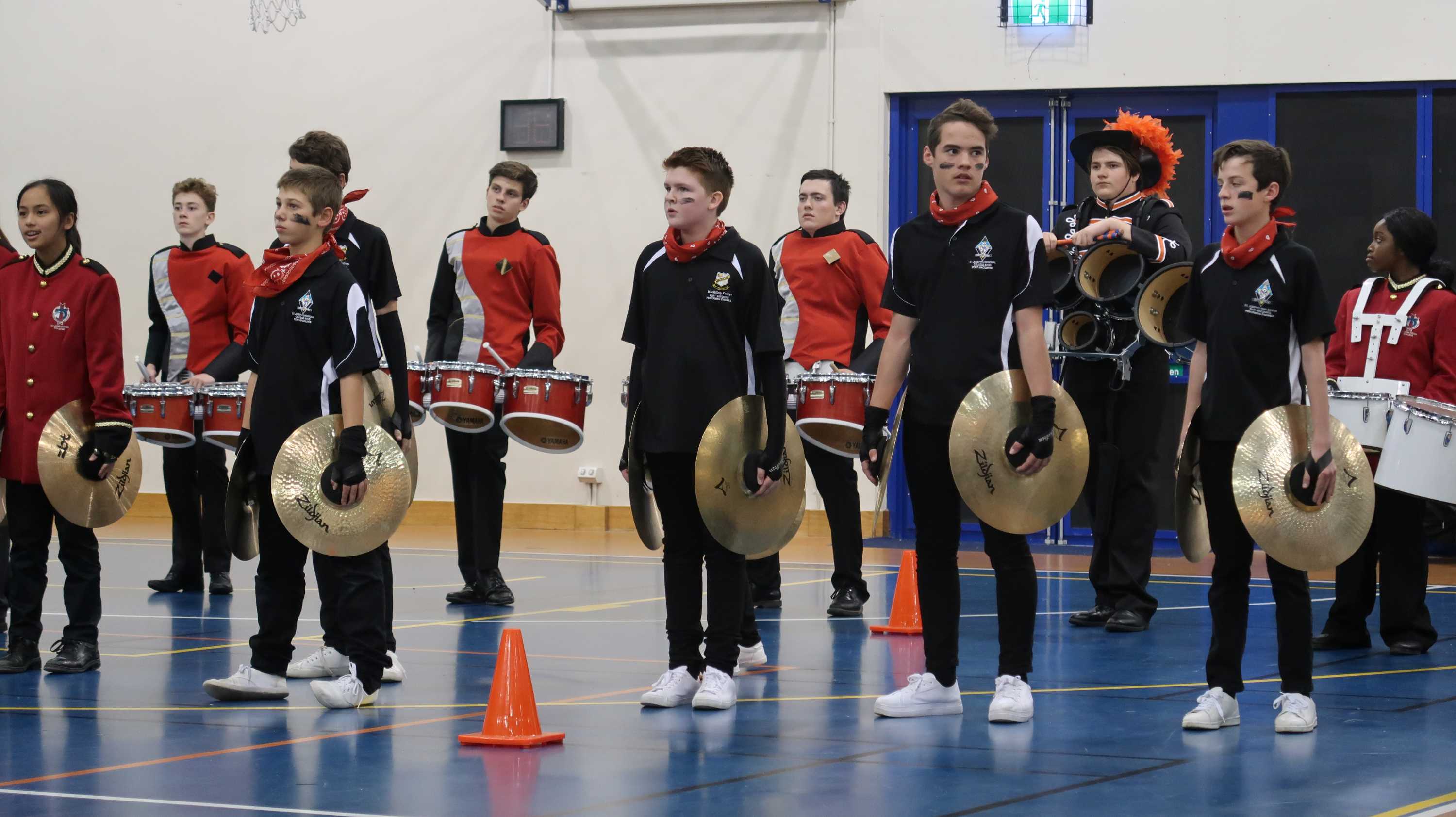 Drumlines teach young marching percussion bands the value of teamwork