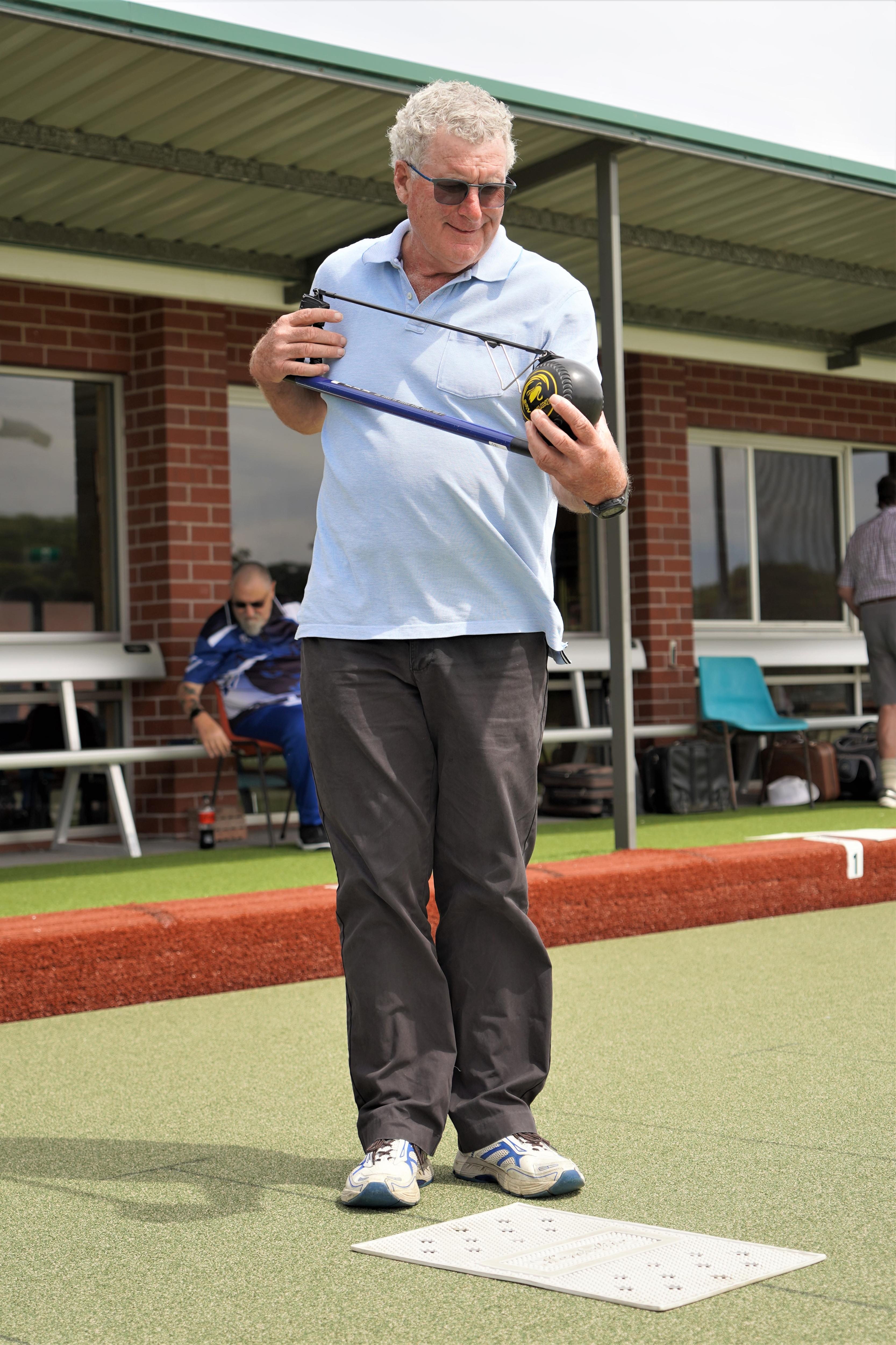 Bowling arm allows man with superficial siderosis to set sights on