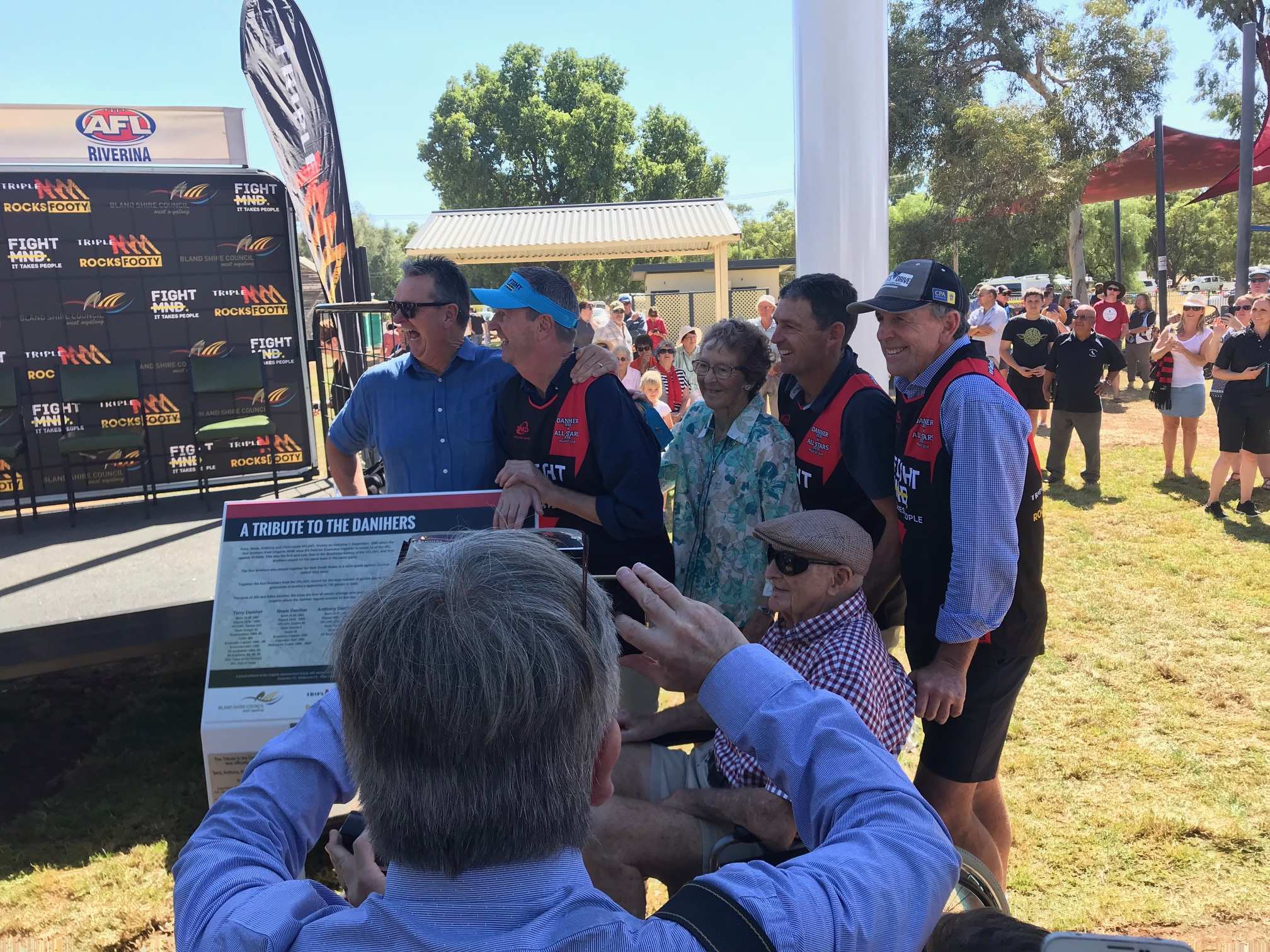 Ungarie's Big Footy a heartfelt tribute to AFL legends the Danihers