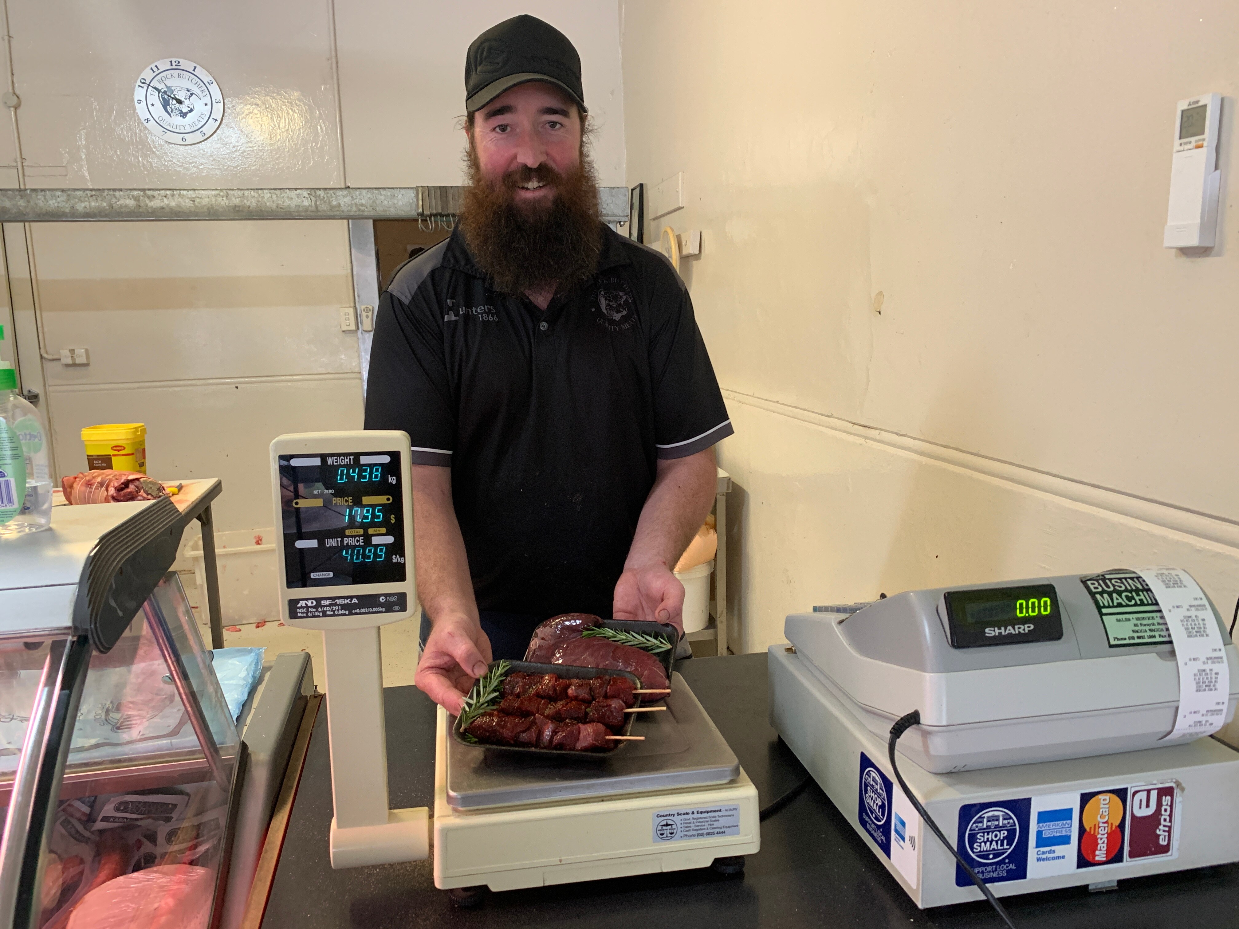 Butcher tips big bird will take flight with foodies as he chucks another emu steak on the barbie