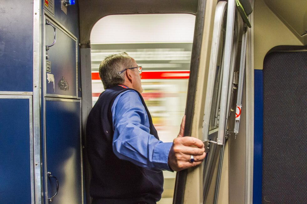 Ben Olsen is the Queensland Rail train guard who puts smiles on the