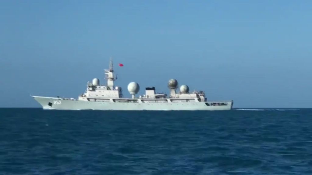 Chinese spy ship in Australian waters ABC News