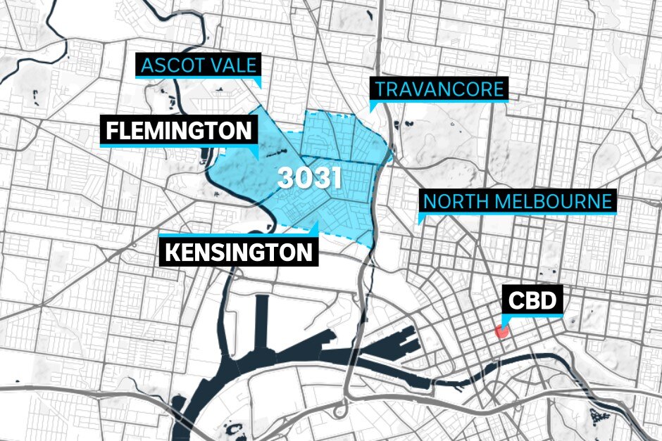 Victorian coronavirus cases have jumped in postcode 3031, so why isn't