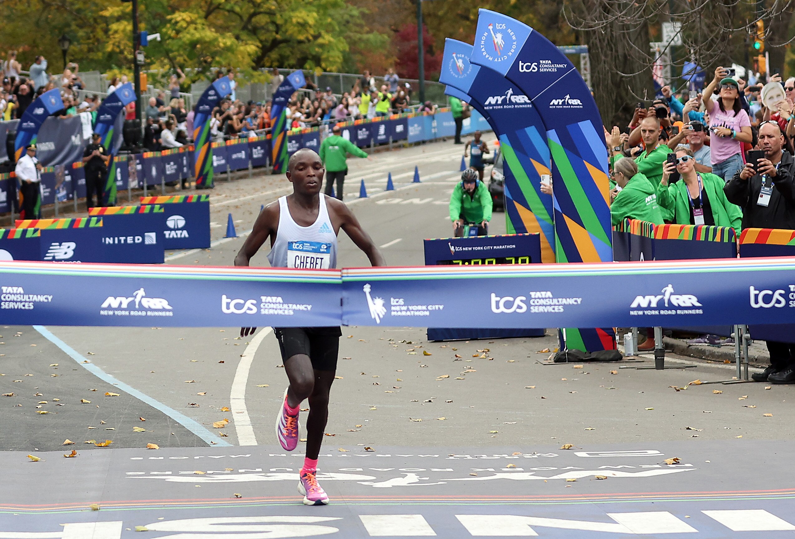 Kenyan Evans Chebet wins New York Marathon after Brazilian runner