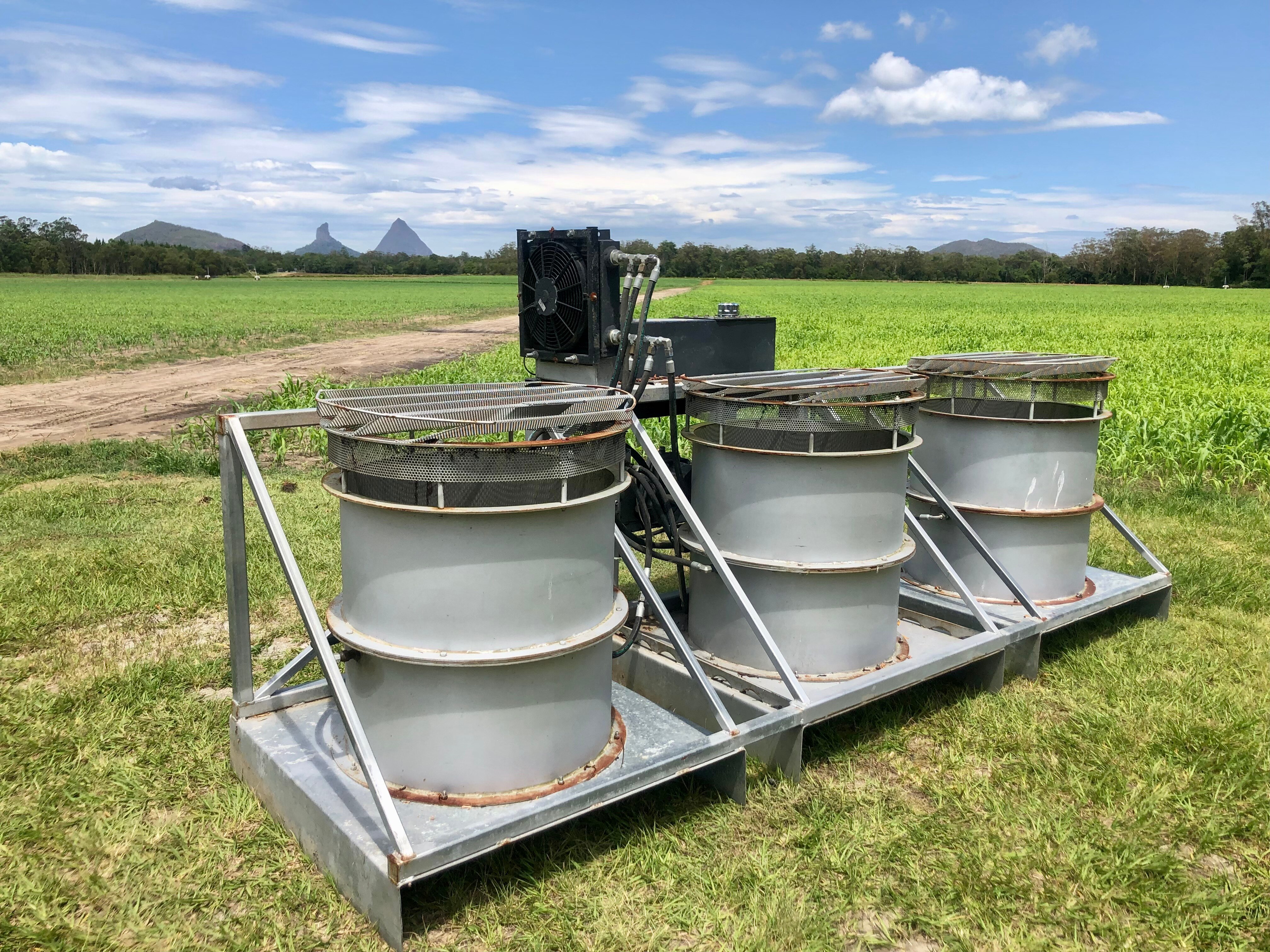 Australian Organic Farmer of the Year unleashes bug vacuum to tackle Queensland fruit flies