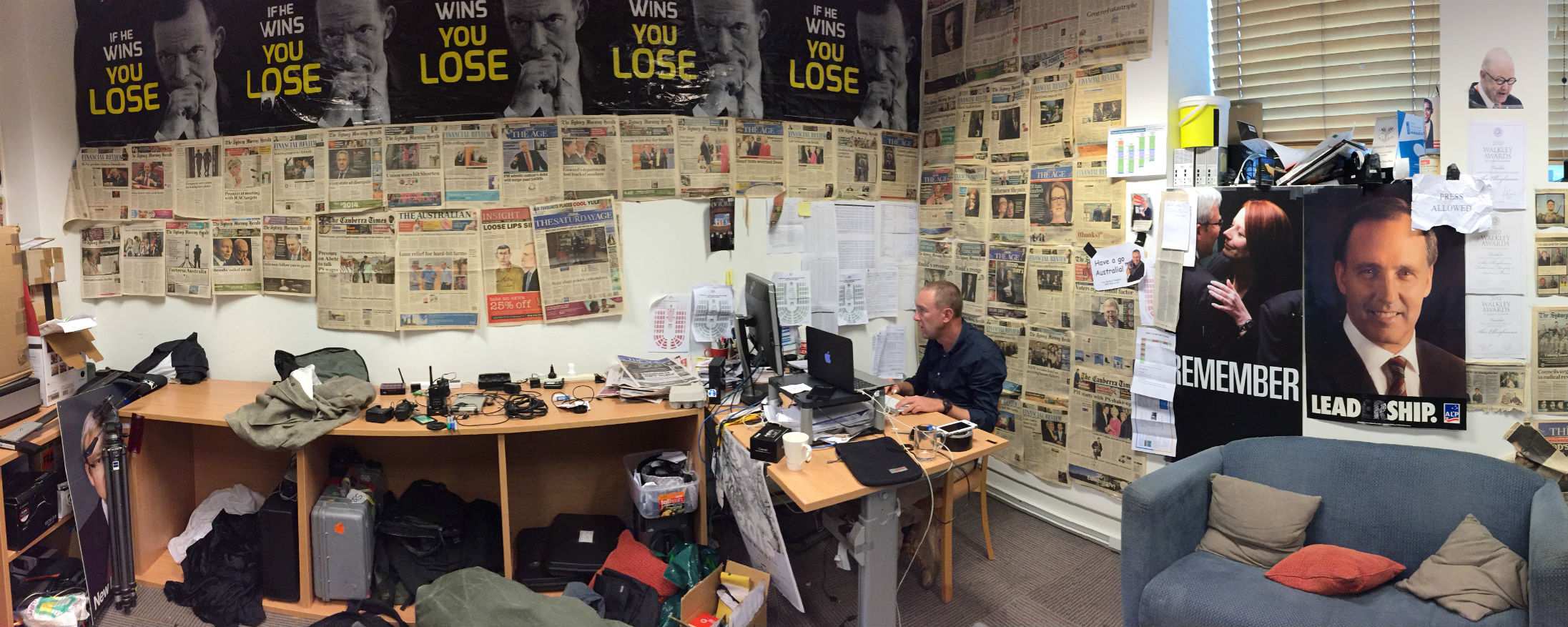 Press Gallery walls tell all as Parliament prepares for election year