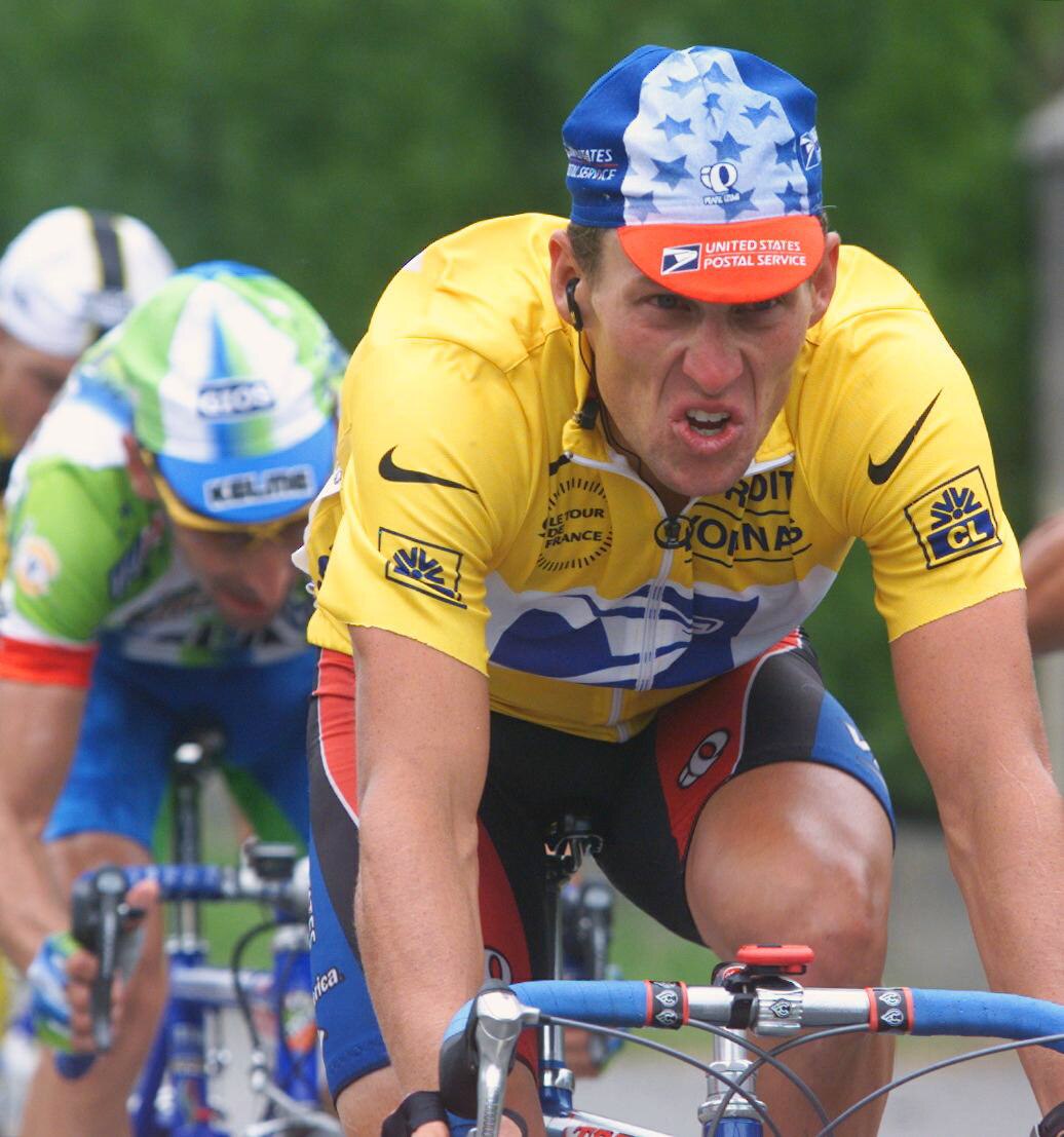 Stuart O'Grady, Lance Armstrong, Marco Pantani, Floyd Landis and